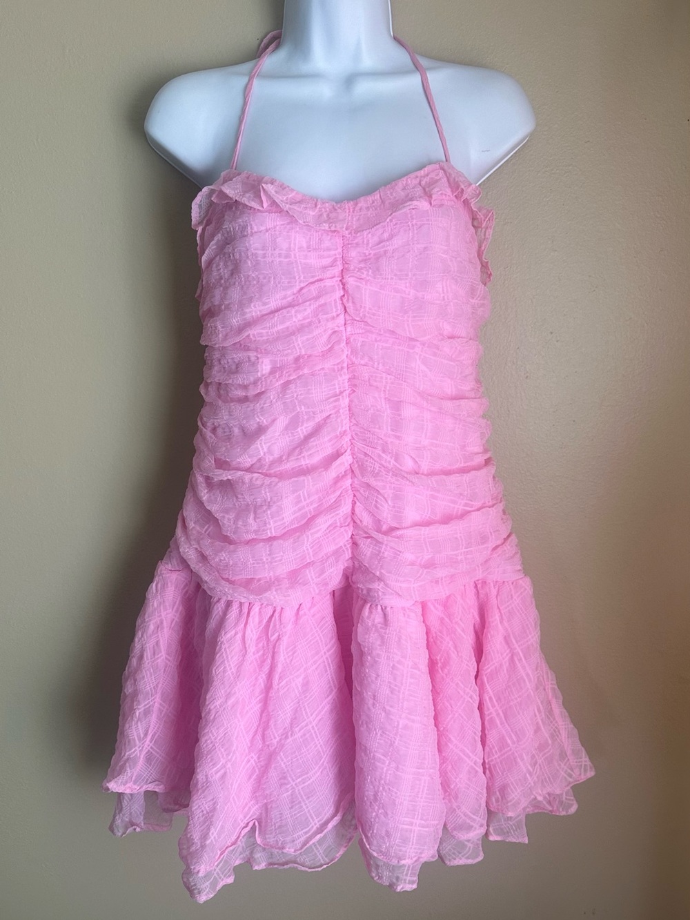 NWT Pink Ruffle Dress